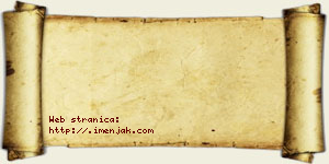 Isidora Pribaković vizit kartica